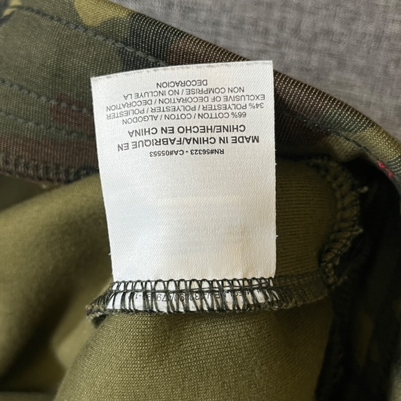 Nike Tech Fleece Camo Jogger Pants - Men's Size L - Green - Picture 8 of 12